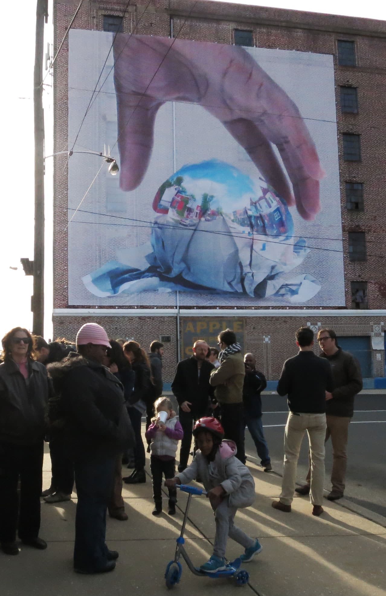 Urban Fruit Street Wrapper Philadelphia Scrim Unveiling